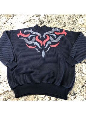 Size Small Rafael Womens Pullover Sweater Front Design Stretchy Comfy Warm TW